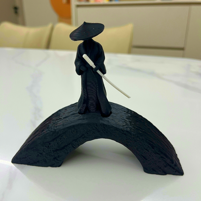 Model Kit Kiryu - 3D Printed Samurai Model, Japanese Warrior