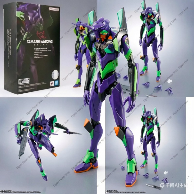 Model Kit Eva 02 - Bandai Robot Spirits EVA Evangelion-01 Action