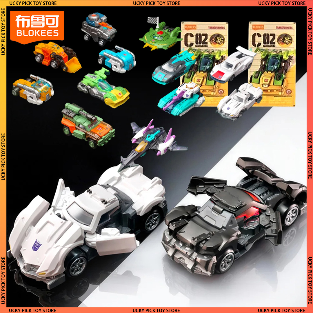 Model Kit Action Figure - New 1:64 Blokees Wheels Transformers Blind