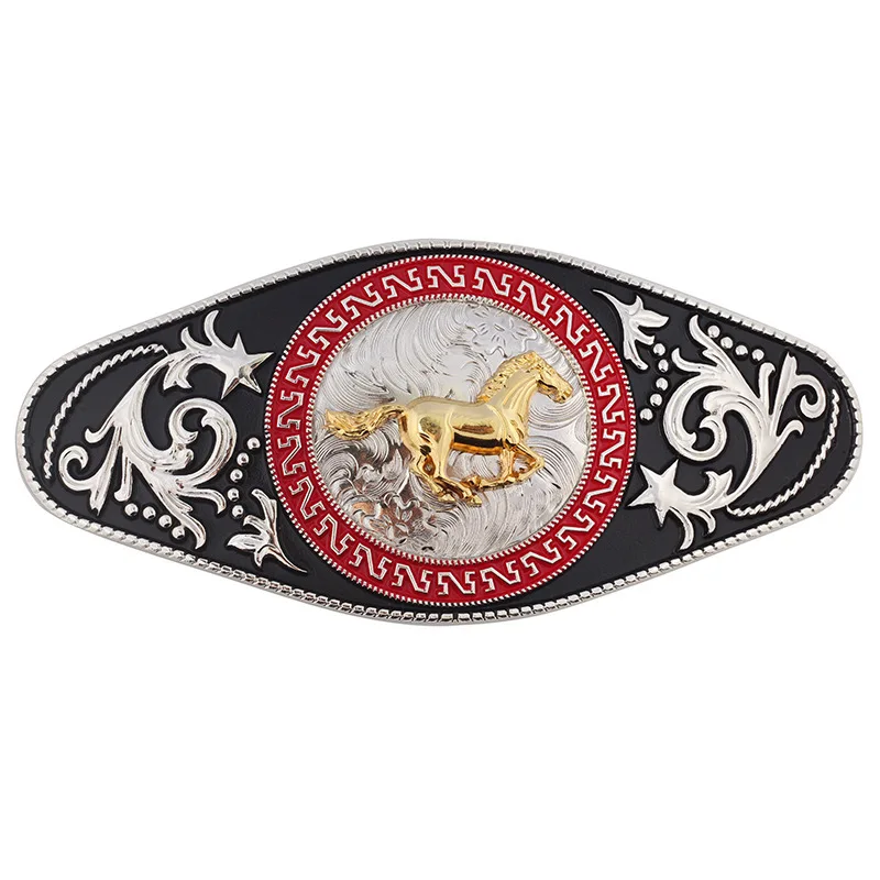 Model Kit Horse - Golden Horse Belt Buckle Super Large