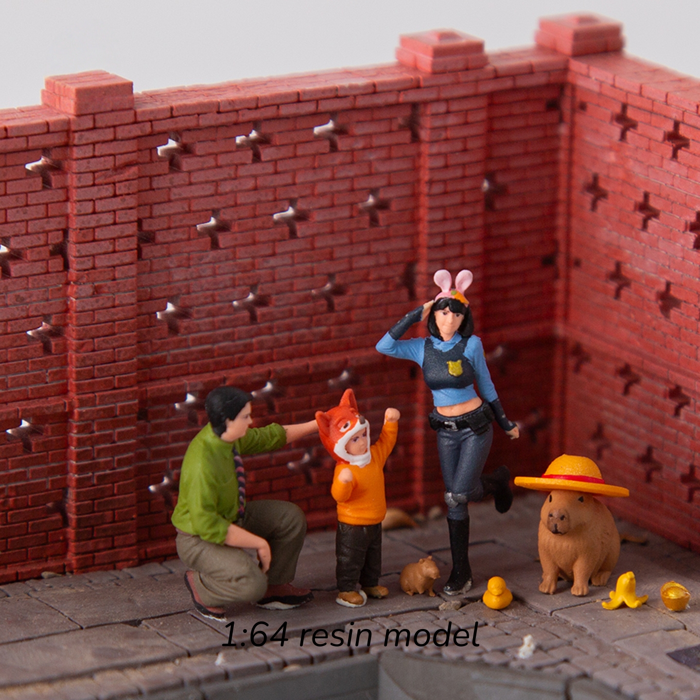 Model Kit Display - 1:64 Scale miniature figures decoration Minifigure