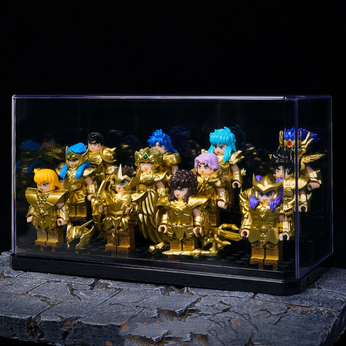 Model Kit Kiryu - Saint Seiya Temple Ruins Fire Clock