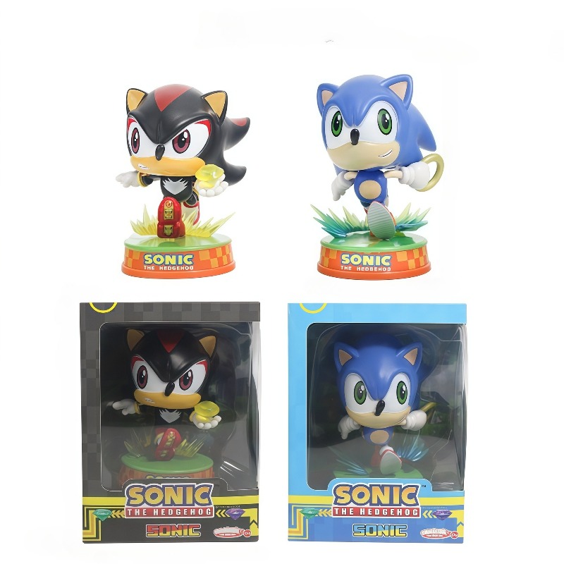 Model Kit Sonic - 11CMSet Sonic Figure Tails Werehog Action