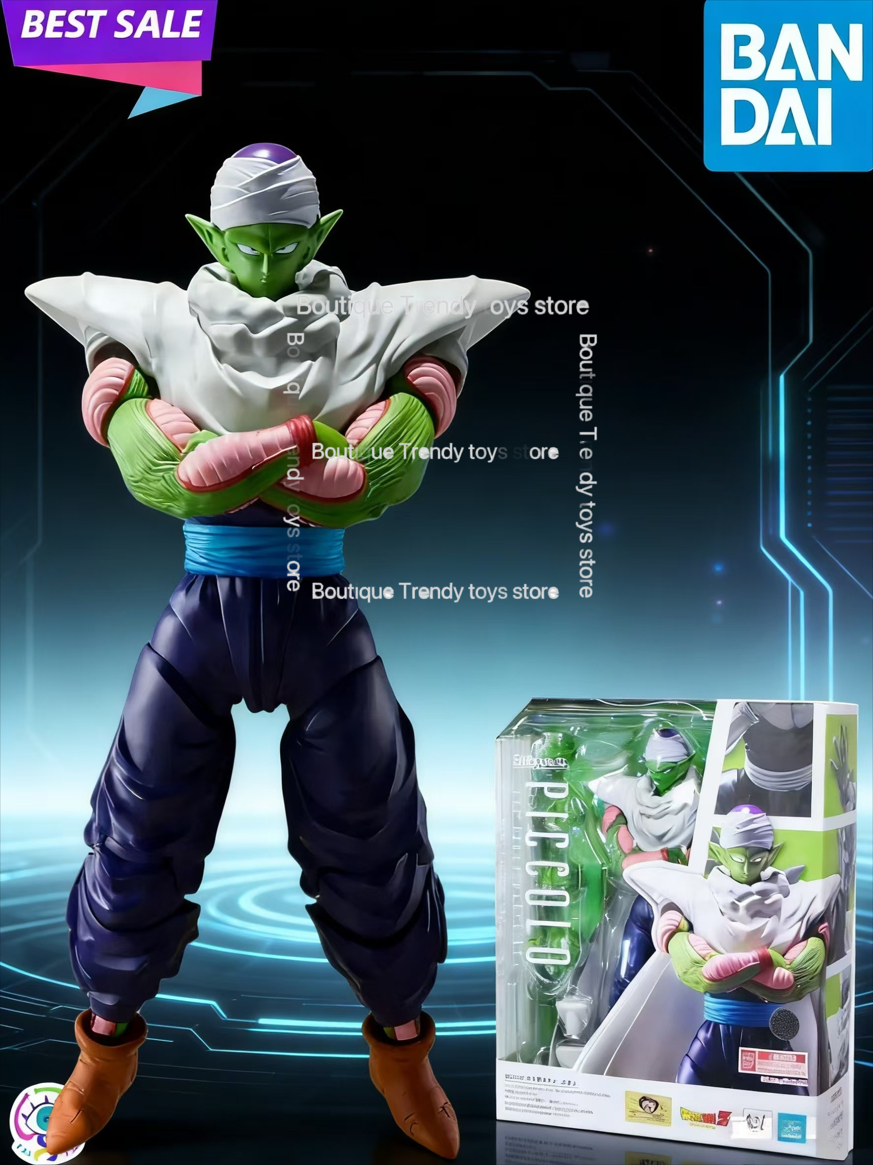 Model Kit Action Figure - Bandai S.H.Figuarts Piccolo The proud Namekian