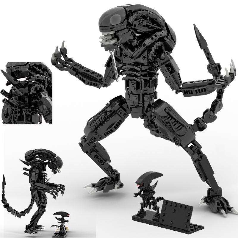 Model Kit Ultron - New MOC Aliens Drooling Monster Building