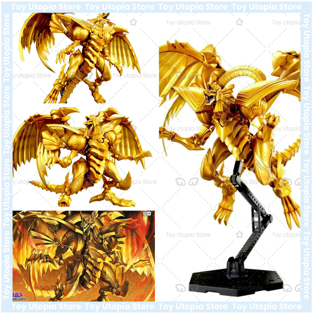 Model Kit Yugioh Ra - Figura original genuina Bandai Yu-Gi-Oh! Kit
