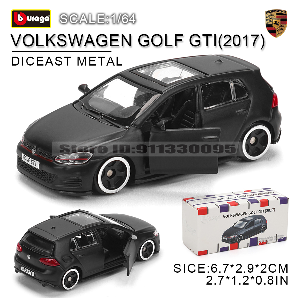 Model Kit Volkswagen - Bburago 1:64 Volkswagen Golf LAMBORGHINI sian