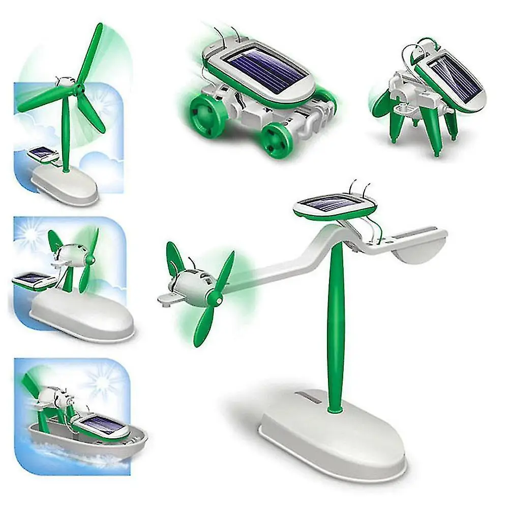6-In-1 Solar-Power Robot Kit A - đánh giá và giá Model Kit U Boat