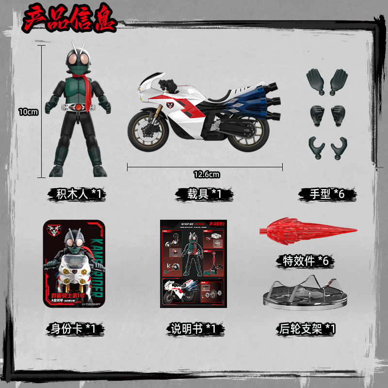 Bloks Masked Rider Action Figu - đánh giá và giá Model Kit Action Figure