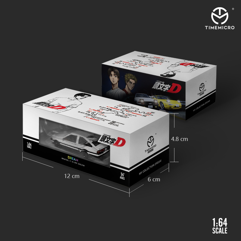 TM 1/64 AE86 Dream Mazda RX7   - đánh giá và giá Model Kit Initial D