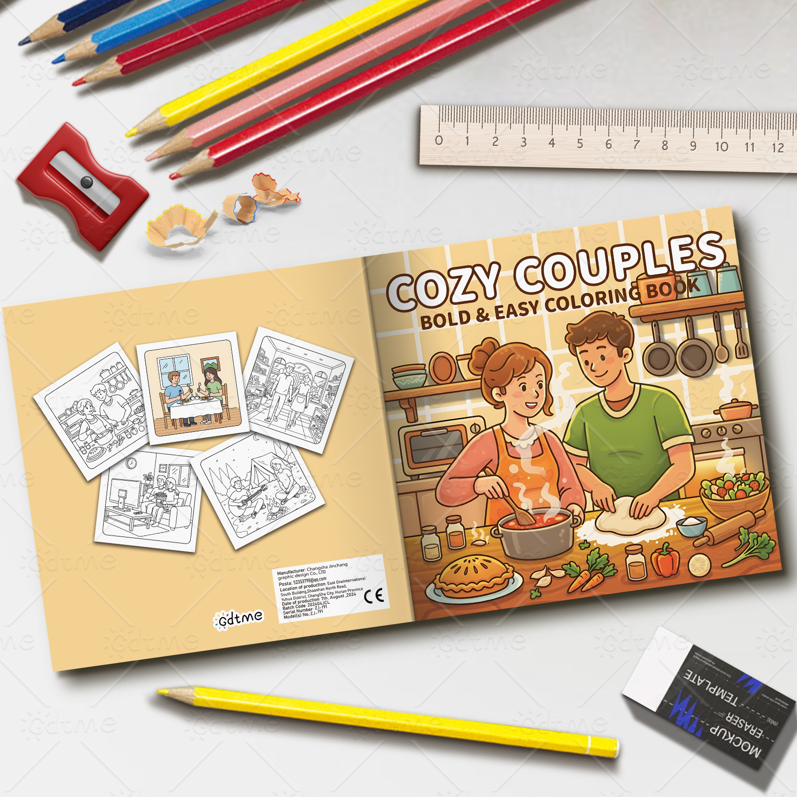 COZY COUPLES Bold-easy Pattern - đánh giá và giá Model Kit Quick