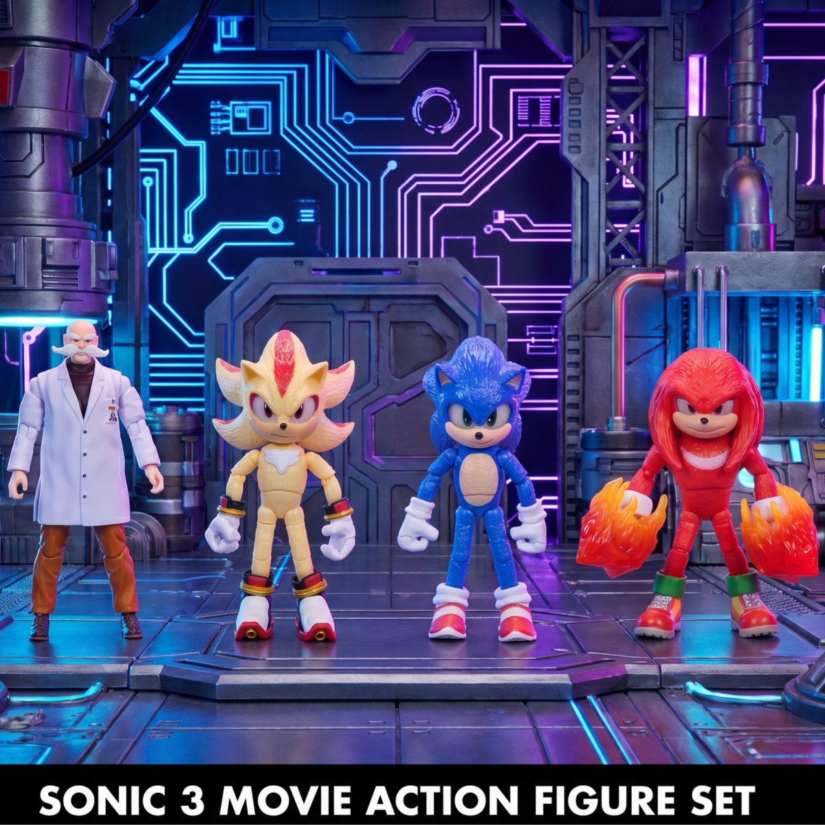 Sonic The Hedgehog 3 Movie Act - đánh giá và giá Model Kit Sonic