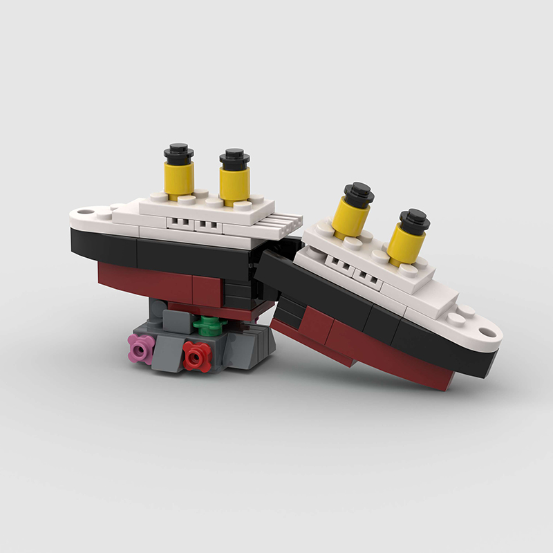 Mini RMS Titanic Sank Ship Mod - đánh giá và giá Model Kit U Boat