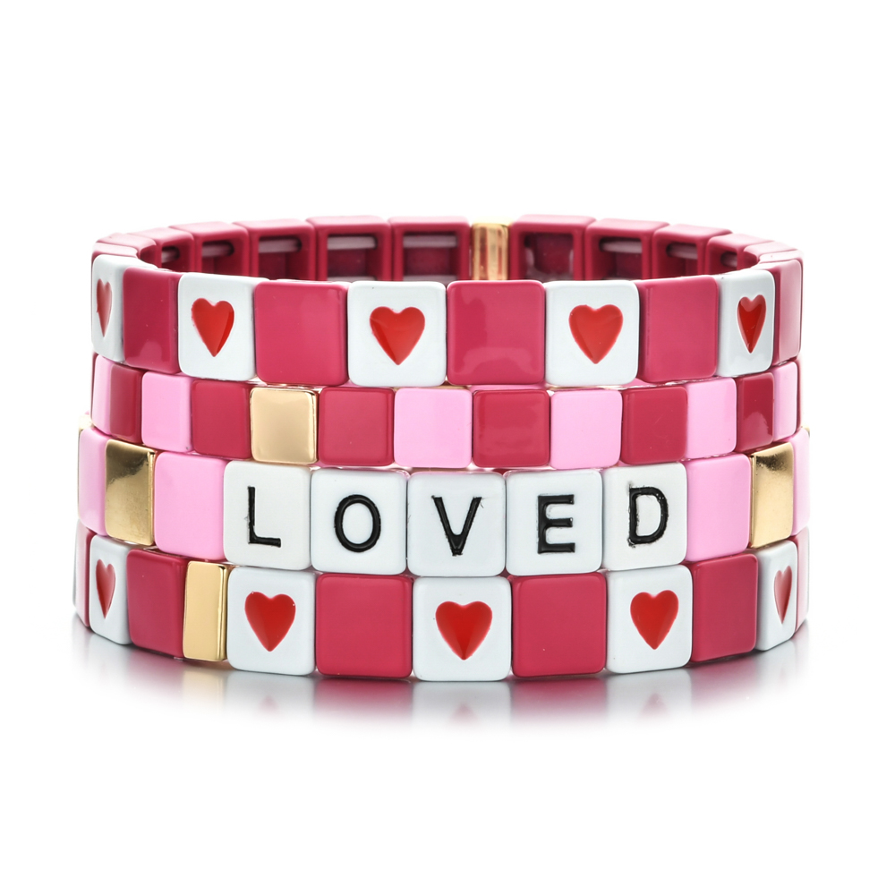 Boho Love Heart Pink Letter Br - đánh giá và giá Model Kit Quick