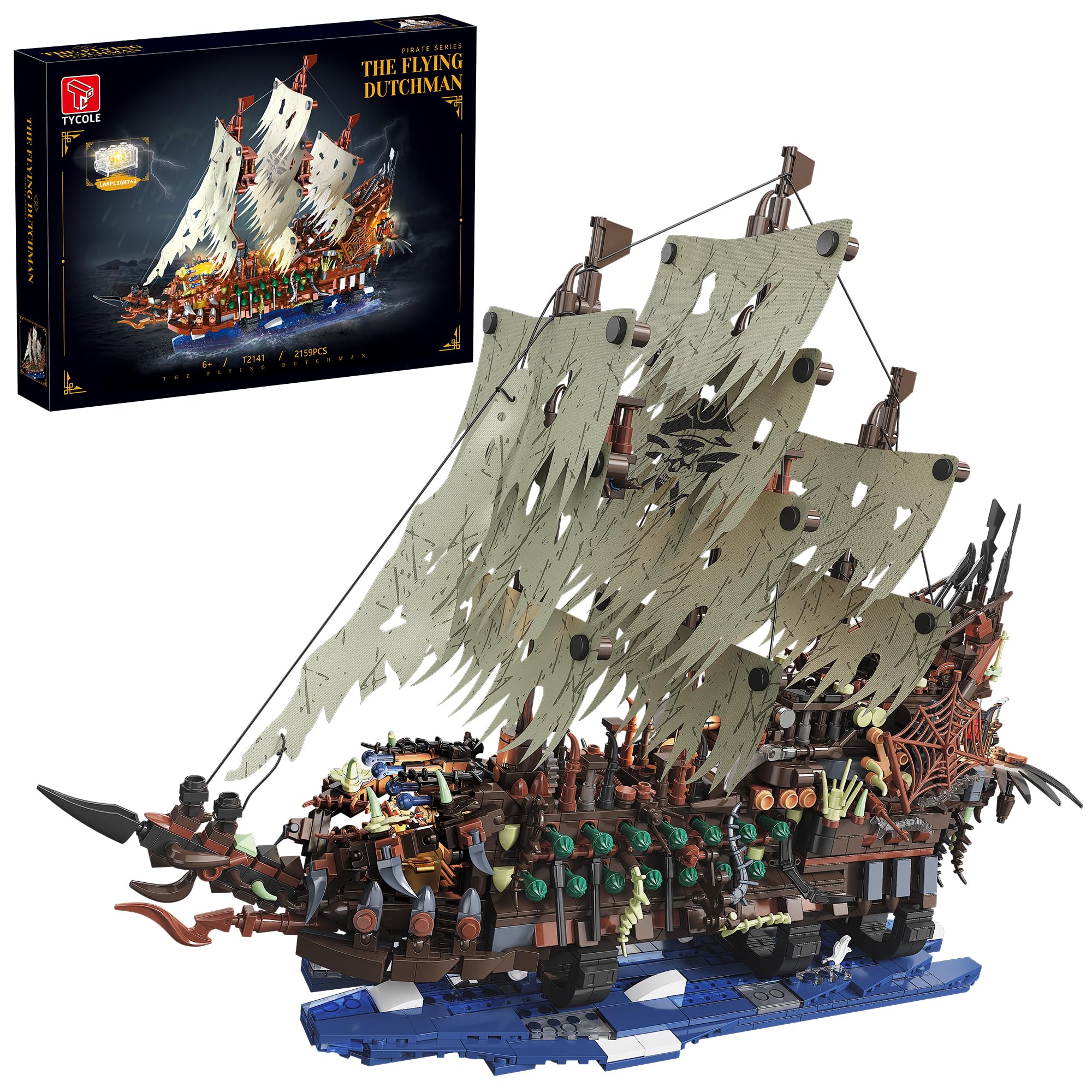 2159PCS Pirate Ship Building K - đánh giá và giá Model Kit U Boat