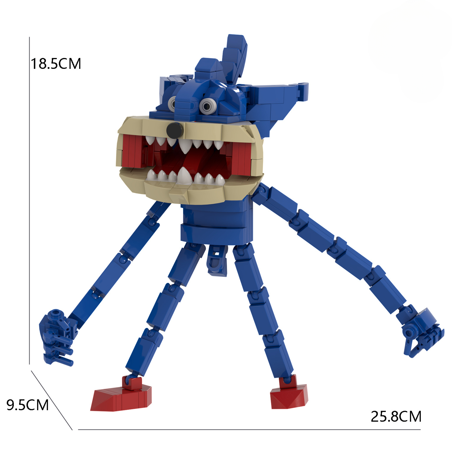 Mutant Blue Miles Tails Prower - đánh giá và giá Model Kit Sonic