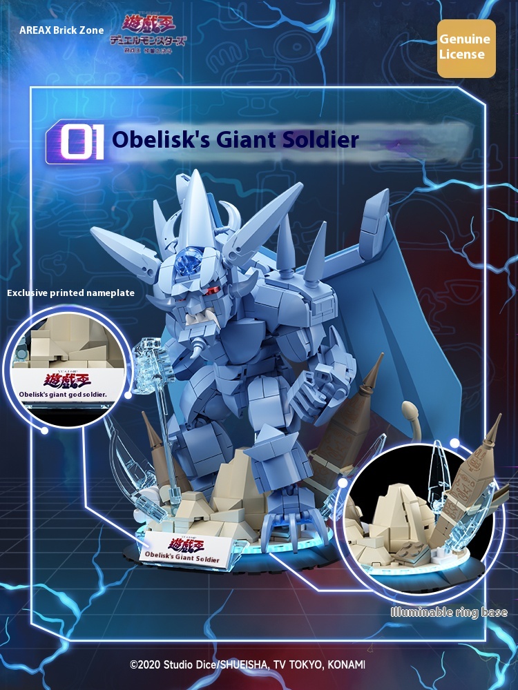 Area-X Egyptian Gods Obelisk S - đánh giá và giá Model Kit Yugioh Ra