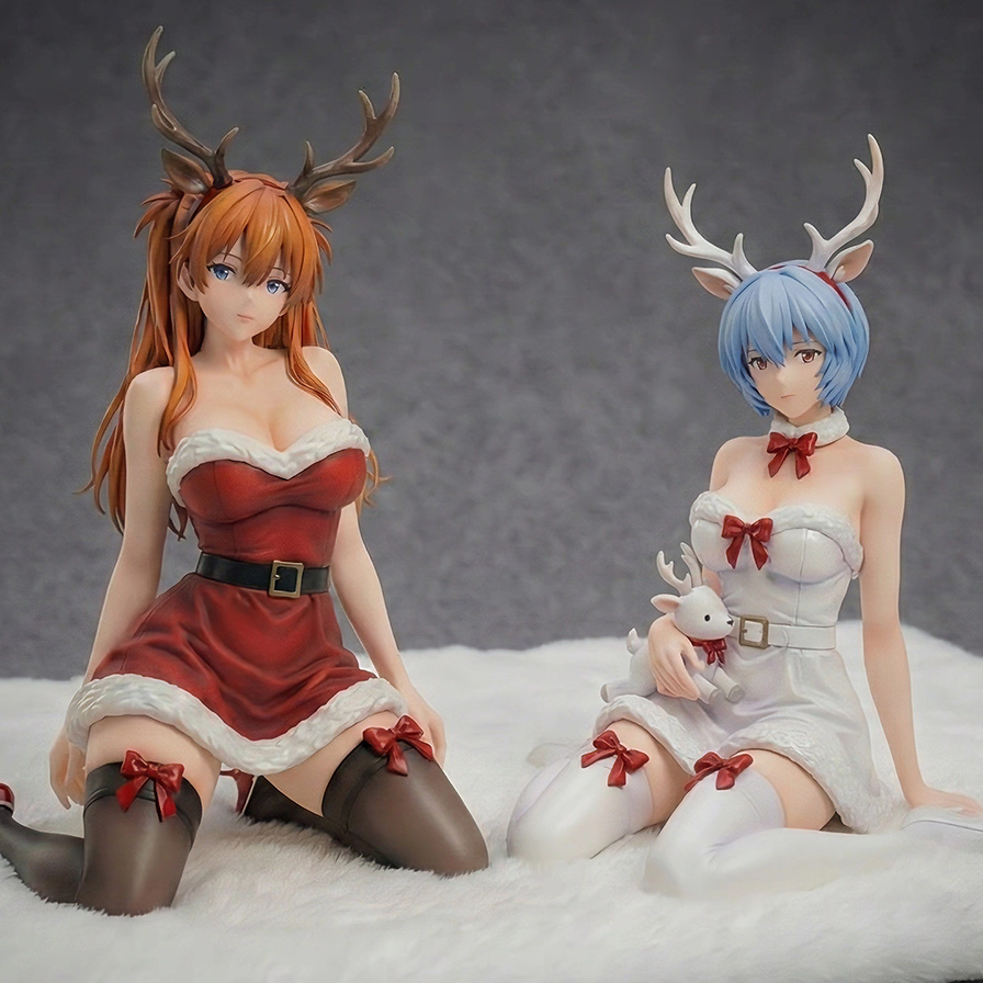 Asuka Langley Rei Ayanami Neon - đánh giá và giá Model Kit Aoshima