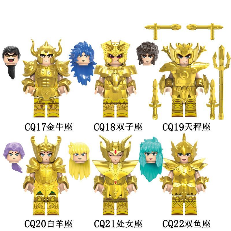 6/12pcs/Set Anime Saint Seiya  - đánh giá và giá Model Kit Kiryu
