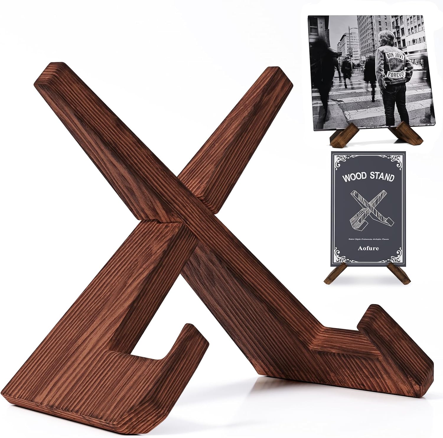 Single Wood Vinyl Record Stand - đánh giá và giá Model Kit Display