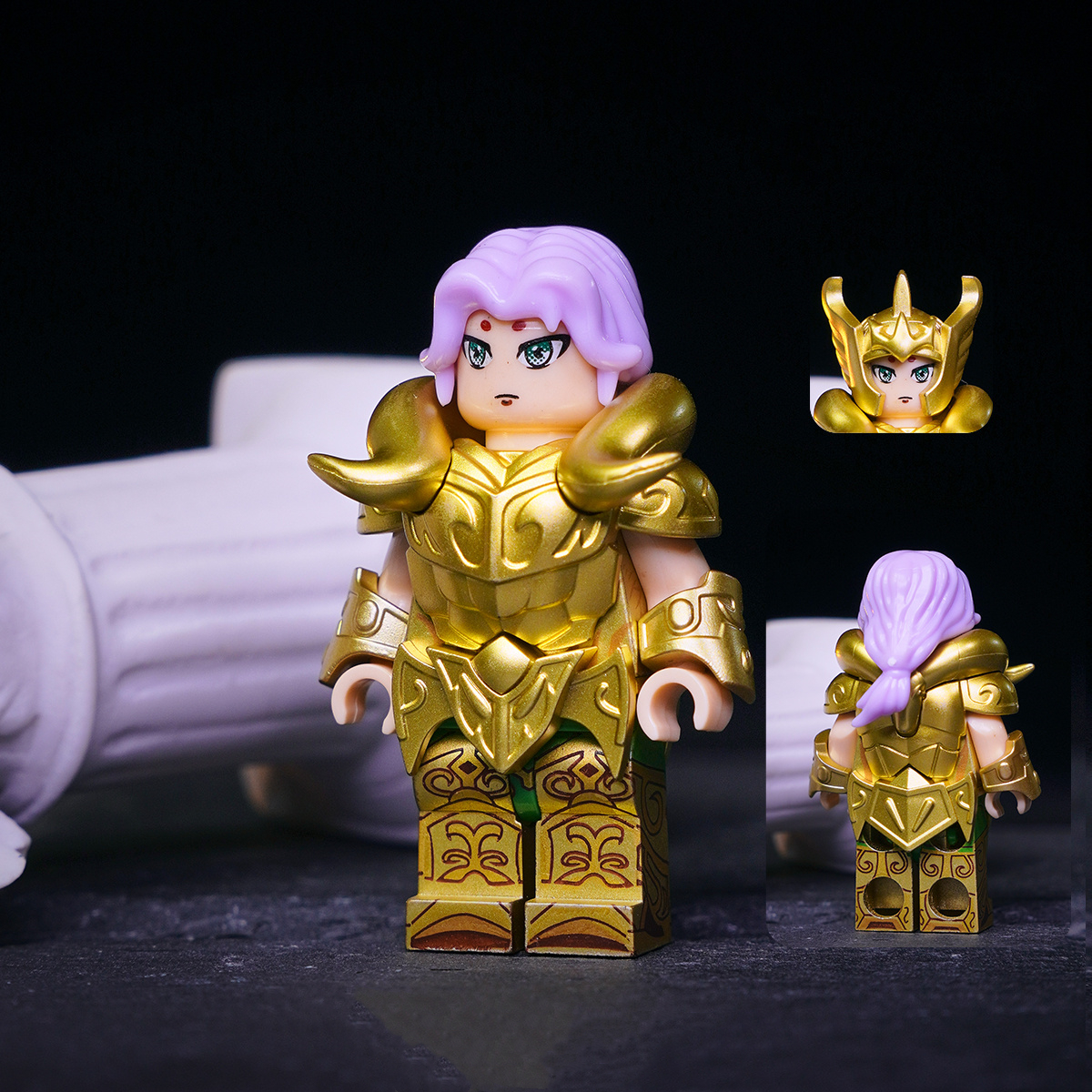 Saint Seiya Temple Ruins Fire  - đánh giá và giá Model Kit Kiryu