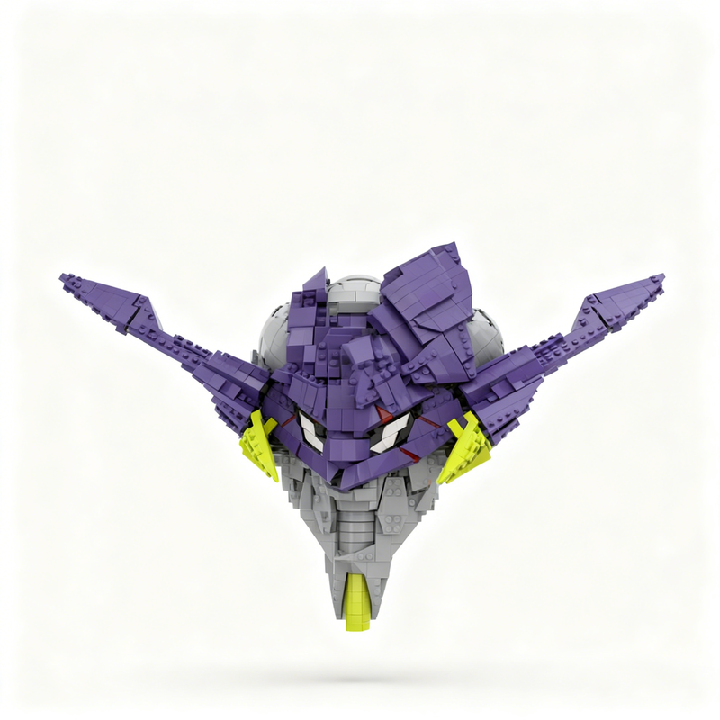 1671pcs MOC Eva 01 Head Evange - đánh giá và giá Model Kit Eva 02