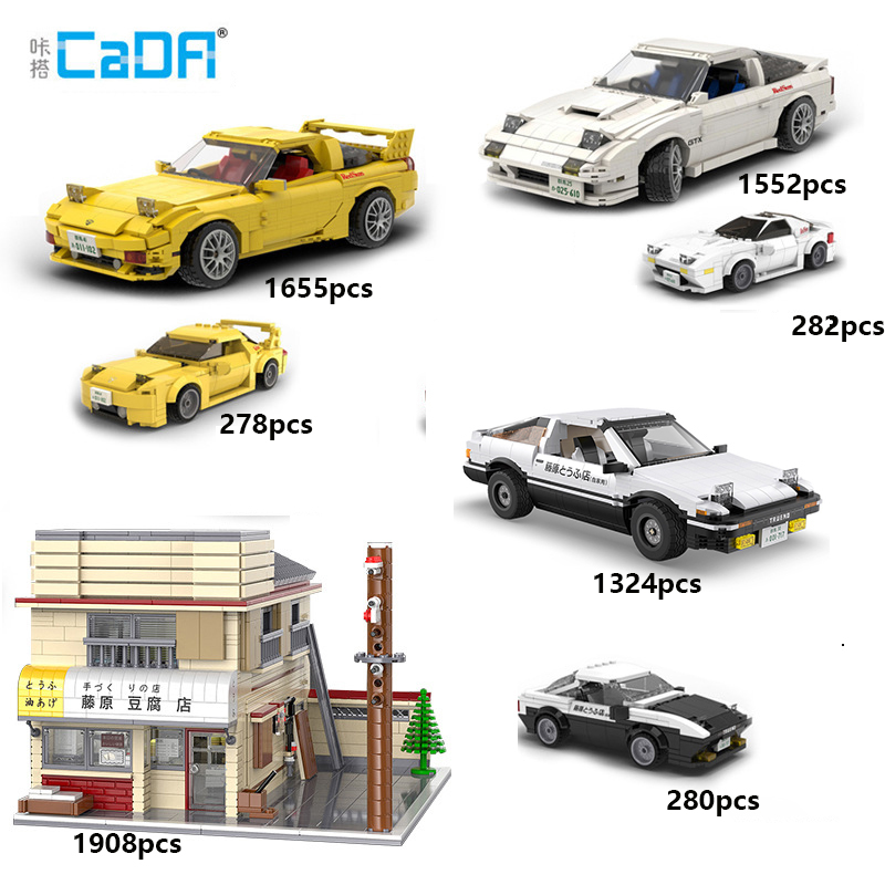 Cada Initial D Racing Car Bric - đánh giá và giá Model Kit Initial D