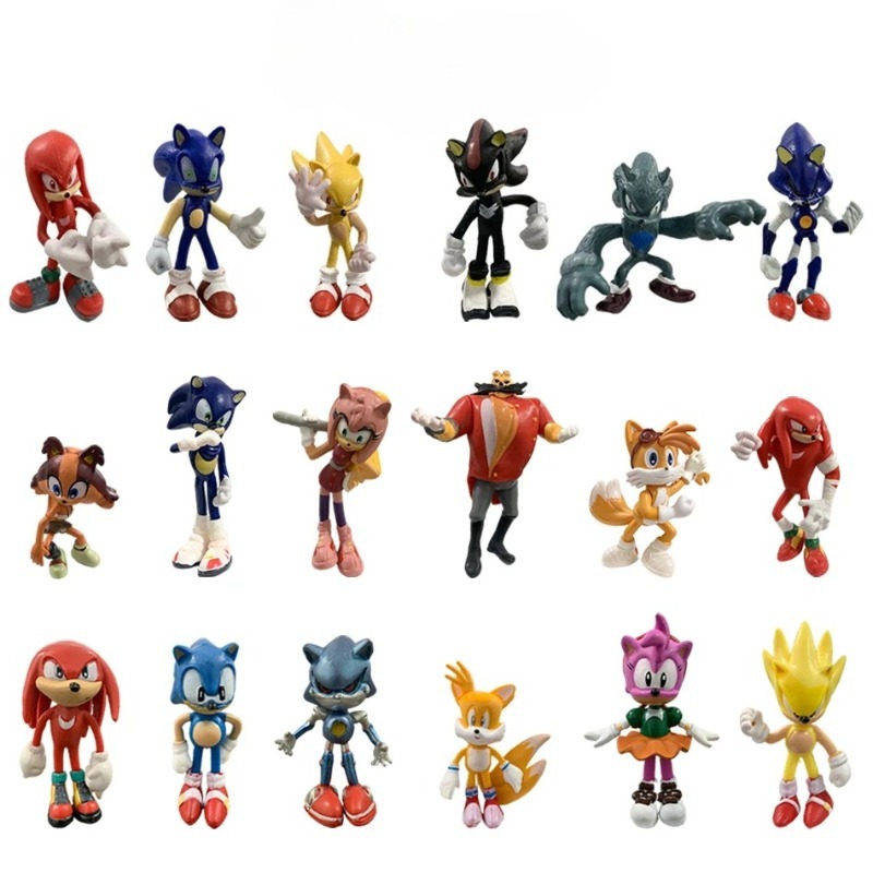 6Pcs/Set Sonic The Hedgehog Ac - đánh giá và giá Model Kit Sonic