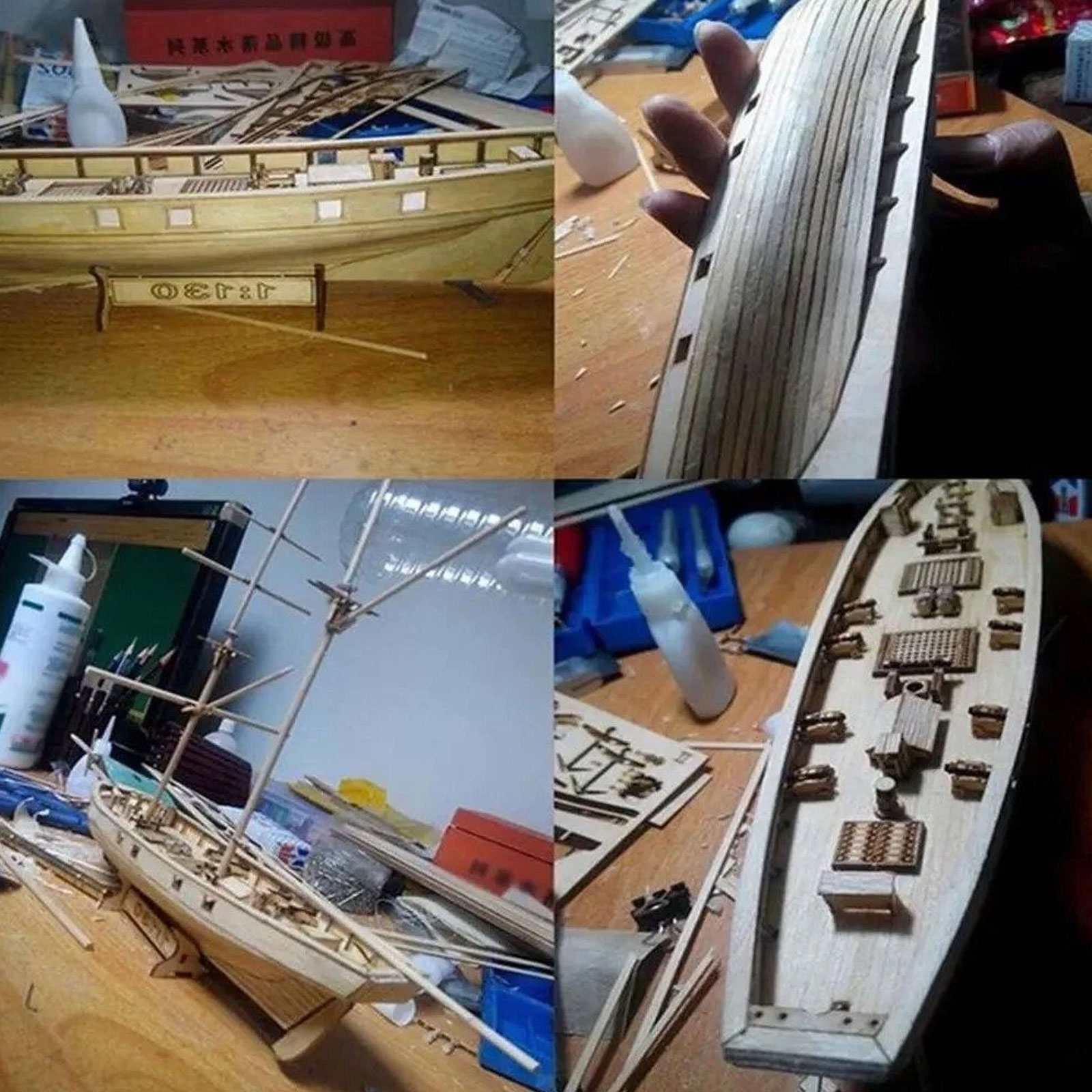 【Halcon Sailboat Wooden Model  - đánh giá và giá Model Kit U Boat