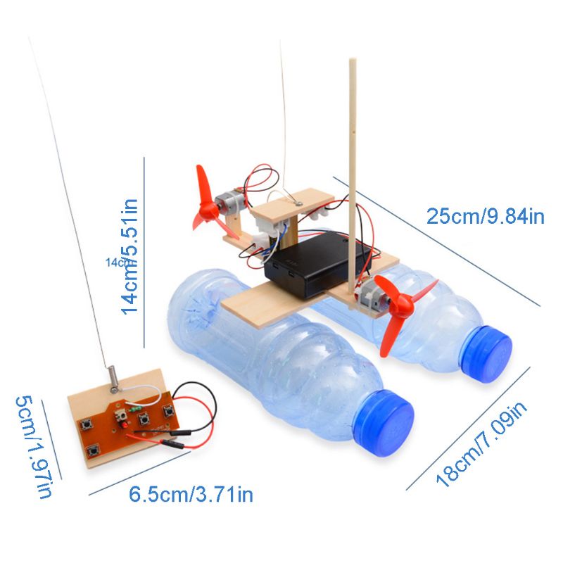 Wooden RC Boat Kid Toys Assemb - đánh giá và giá Model Kit U Boat