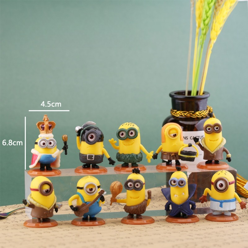 New Cute Cartoon 10Pcs/Set Kaw - đánh giá và giá Model Kit Action Figure
