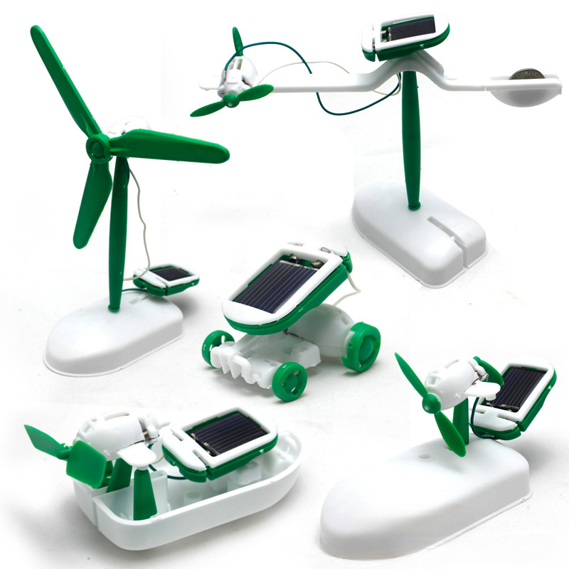 6-In-1 Solar-Power Robot Kit A - đánh giá và giá Model Kit U Boat