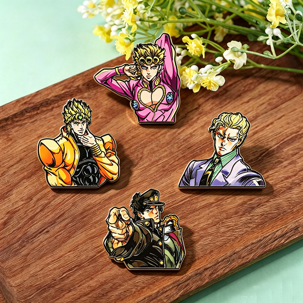 4Pcs JoJo Character Brooch Set - đánh giá và giá Model Kit Jojo
