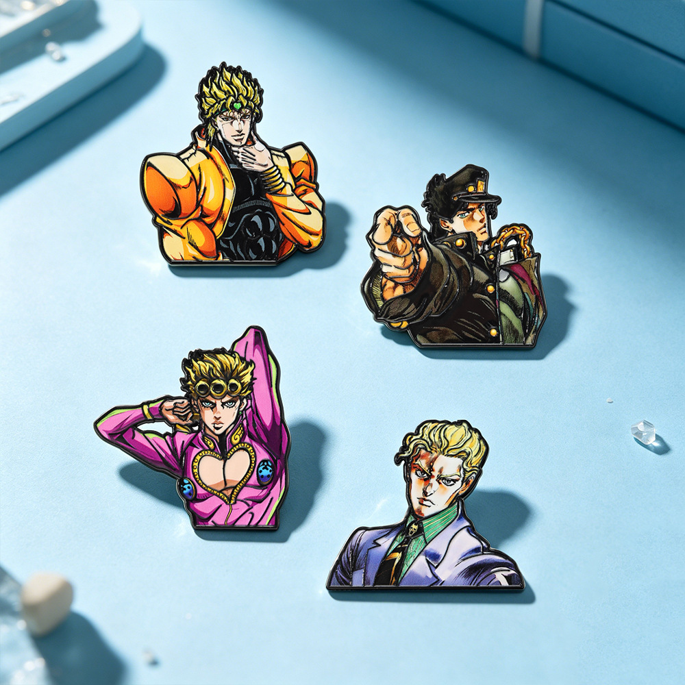 4Pcs JoJo Character Brooch Set - đánh giá và giá Model Kit Jojo