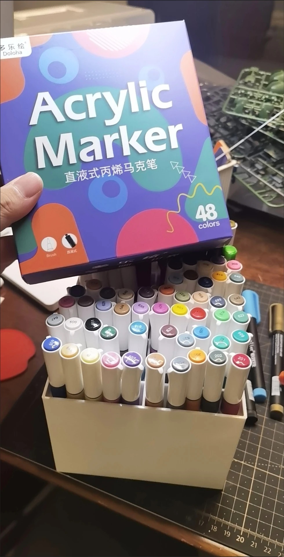 DOLOHA Doloha Acrylic Marker P - đánh giá và giá Model Kit Horse